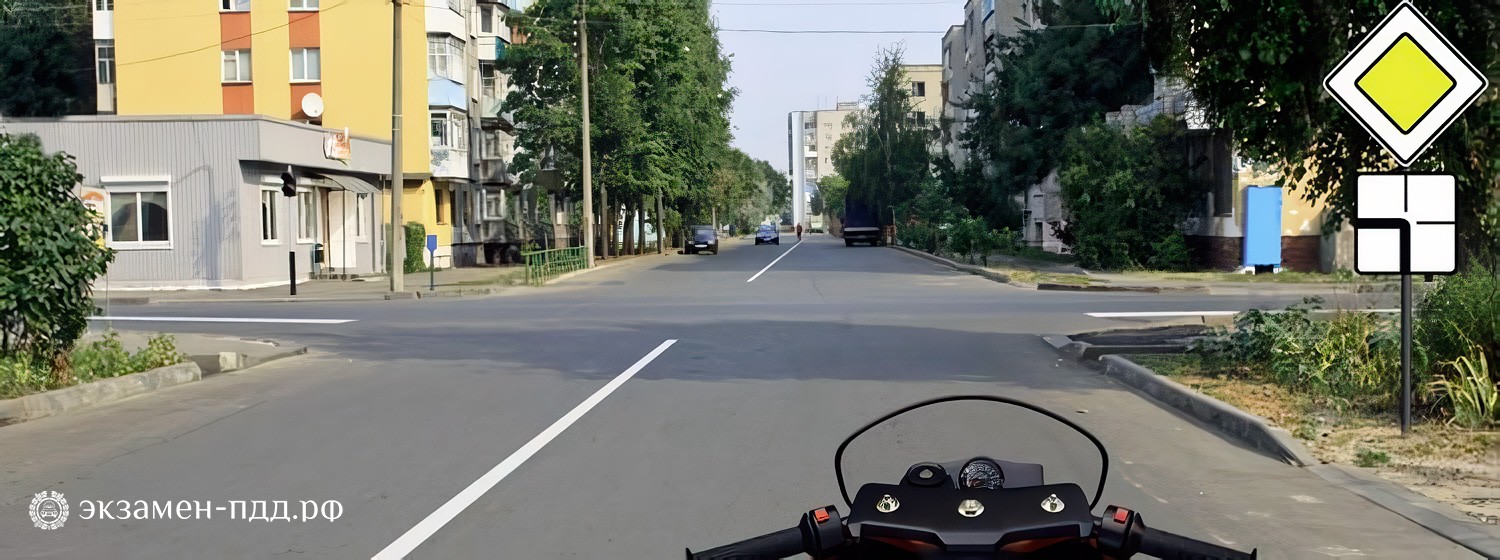 Билет 31. Вопрос 9. ABM (АБМ). Вам можно продолжить движение на перекрестке: