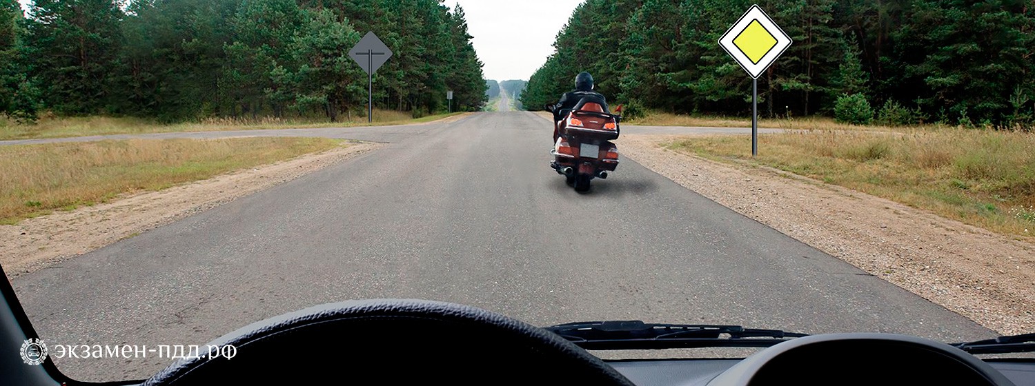 Билет 4. Вопрос 11. ABM (АБМ). Разрешено ли Вам обогнать мотоцикл?