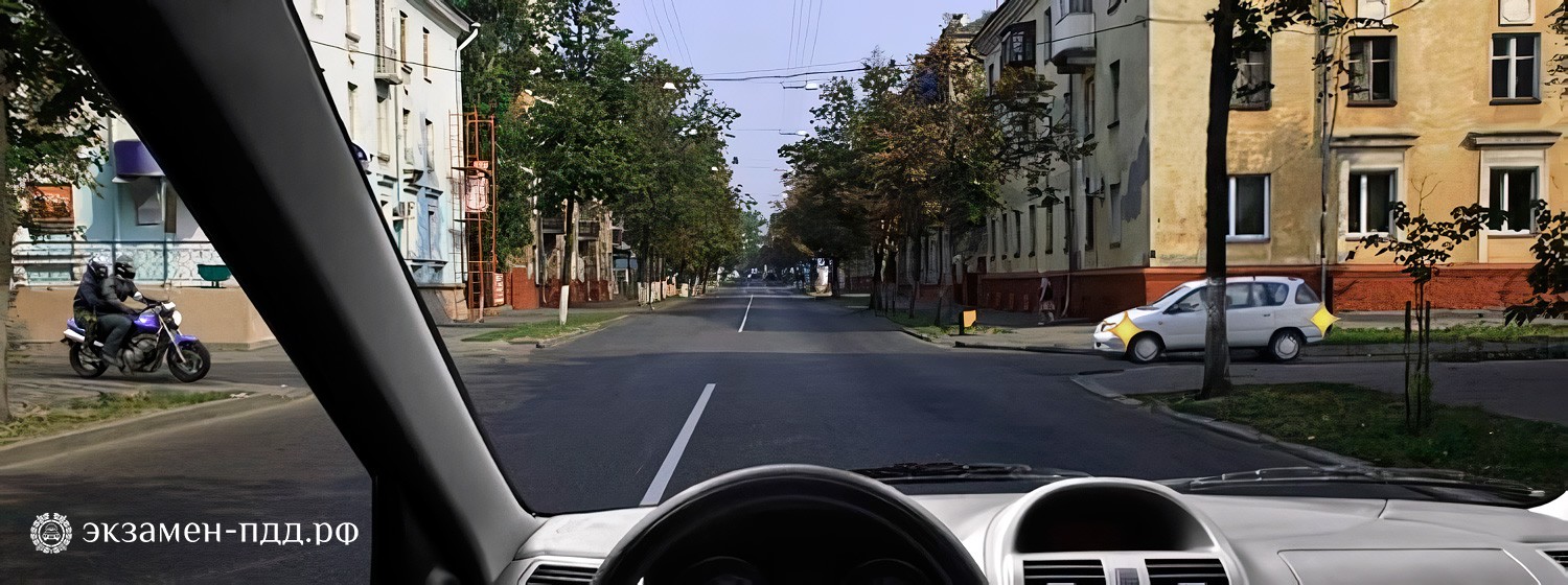 Билет 8. Вопрос 14. ABM (АБМ). Вы намерены продолжить движение в прямом направлении. Ваши действия?