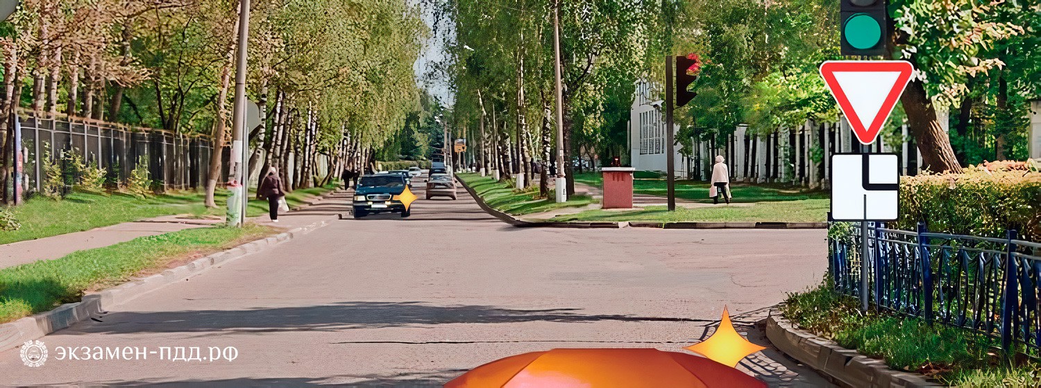 Билет 18. Вопрос 13. ABM (АБМ). Обязаны ли Вы уступить дорогу легковому автомобилю при повороте направо?