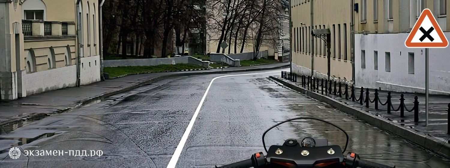 Билет 21. Вопрос 2. ABM (АБМ). Этот знак предупреждает о приближении к перекрестку, на котором Вы: