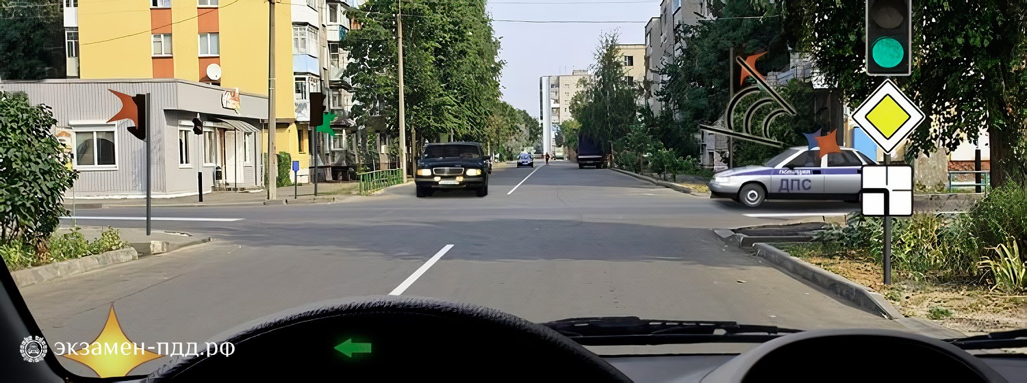 Билет 38. Вопрос 13. ABM (АБМ). Как Вам следует поступить при повороте налево?