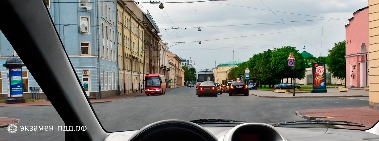Билет 7. Вопрос 14. ABM (АБМ). Разрешено ли Вам выехать на перекресток, за которым образовался затор?