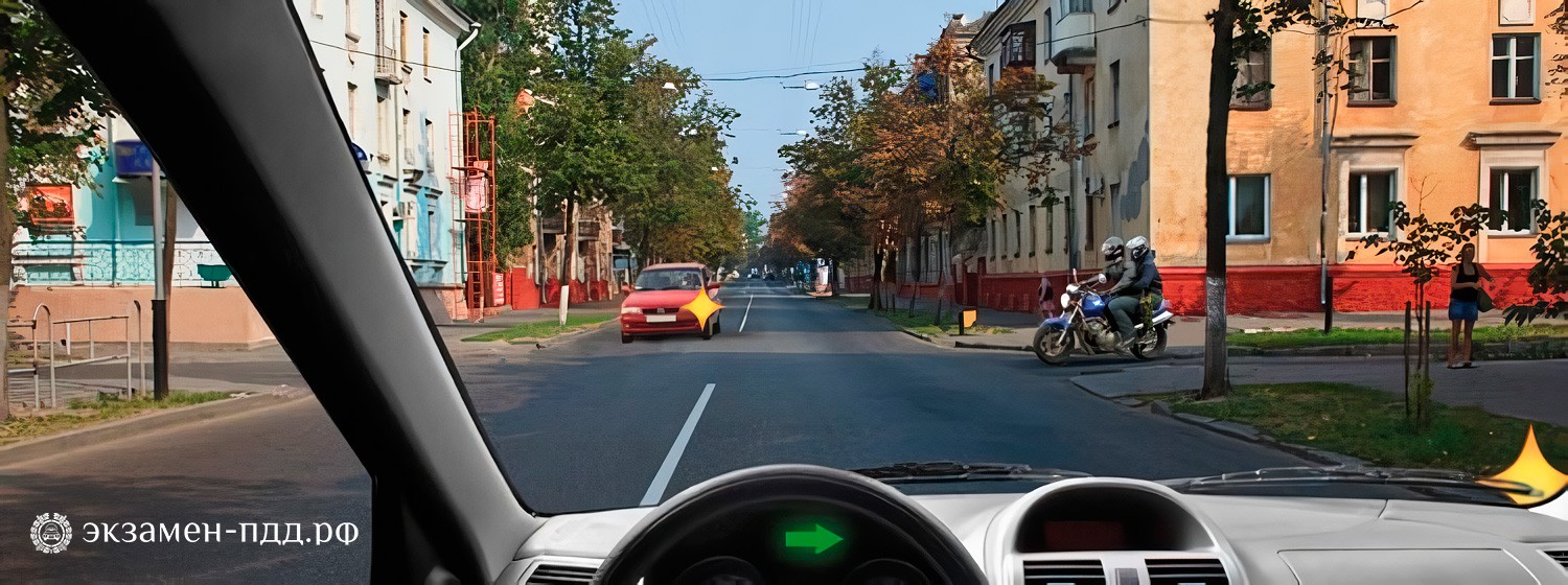 Билет 3. Вопрос 14. ABM (АБМ). Вы намерены повернуть направо. Ваши действия?