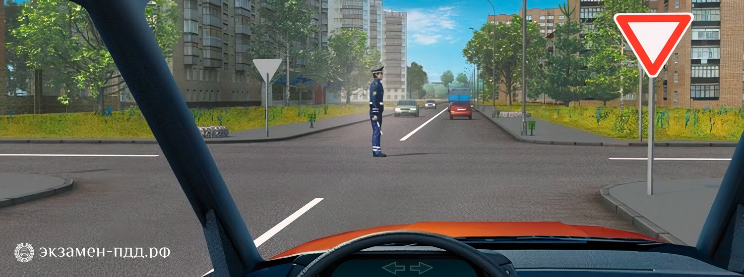 Билет 9. Вопрос 6. ABM (АБМ). В каких направлениях регулировщик разрешает Вам движение?