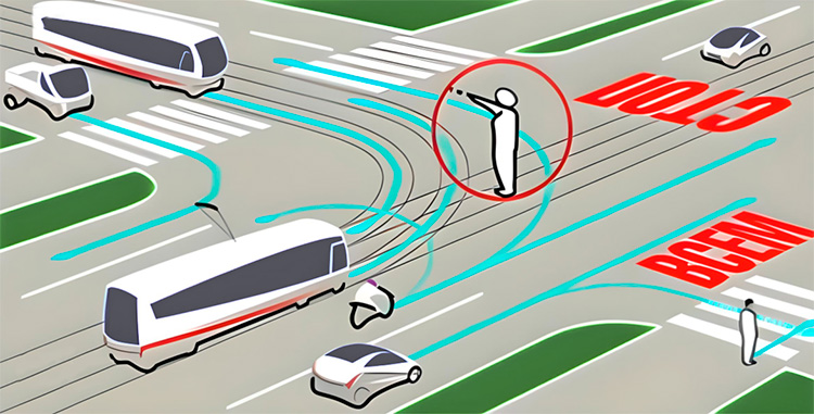 Сигналы регулировщика - правая рука вытянута вперед Сигналы регулировщика
