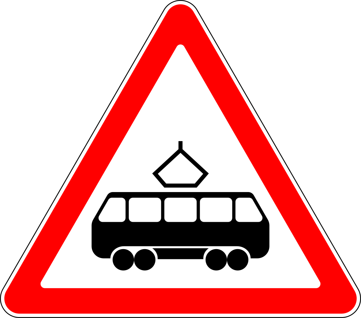 1.5  Пересечение с трамвайной линией