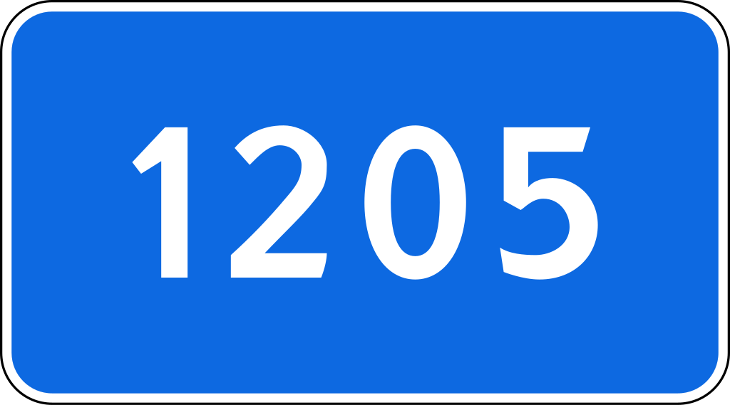 6.13  Километровый знак